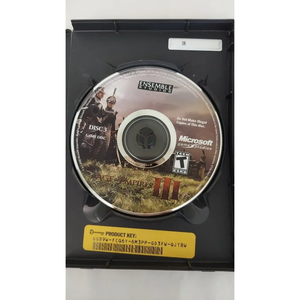 Age Of Empires III &The War Chiefs PC 2007 Microsoft Strategy 2 Game Bundle